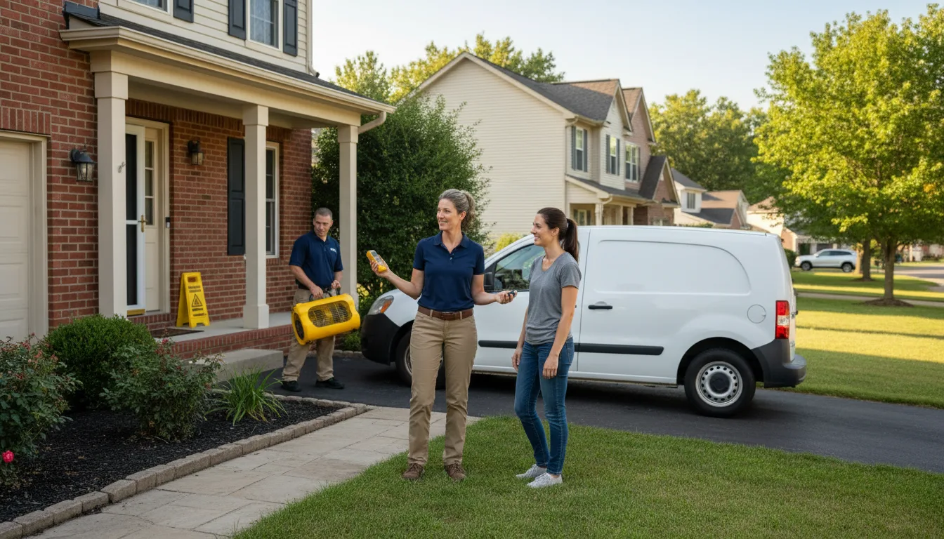 Residential water damage restoration in Hawley, MN